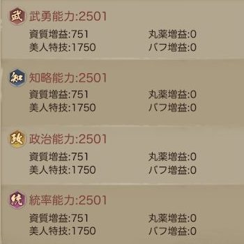 ナリセン 家来強化③美人特技2