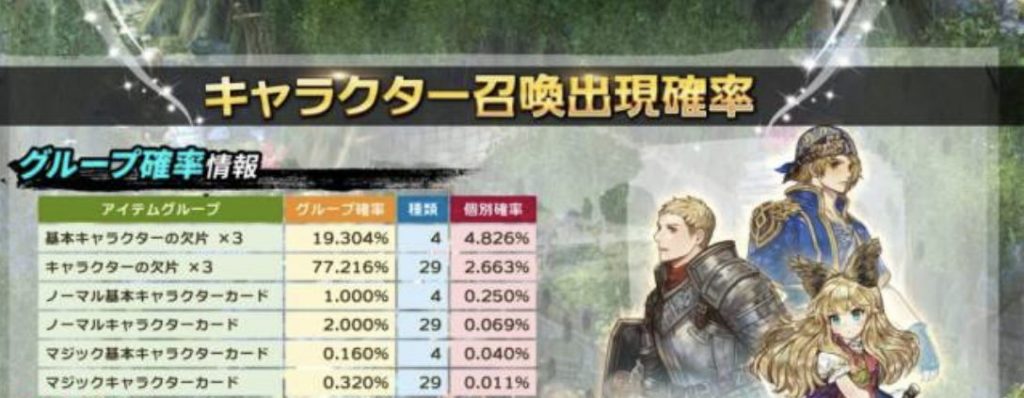 スピリットウィッシュ 確率