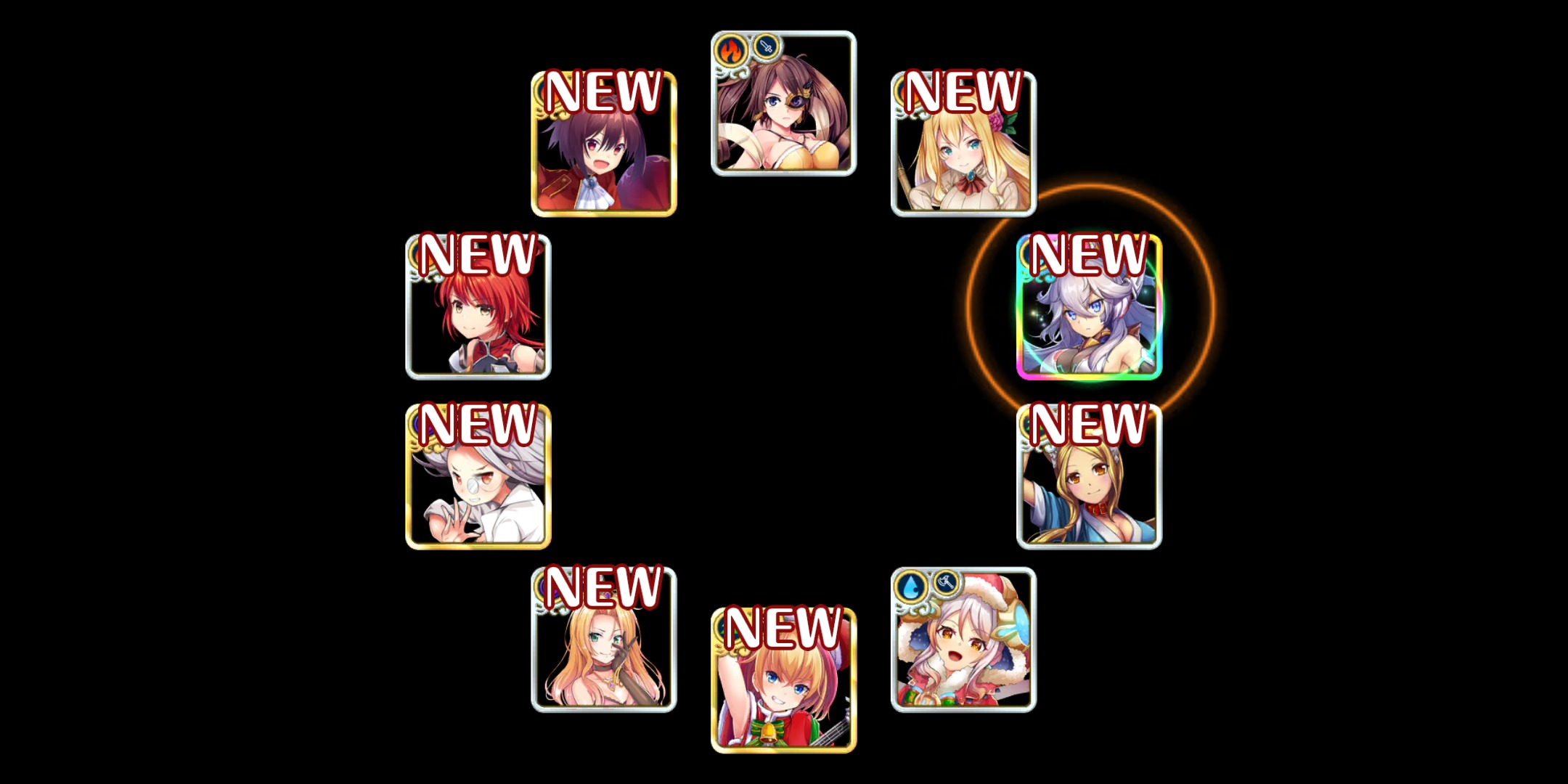 オトギフロンティアのガチャ結果画像