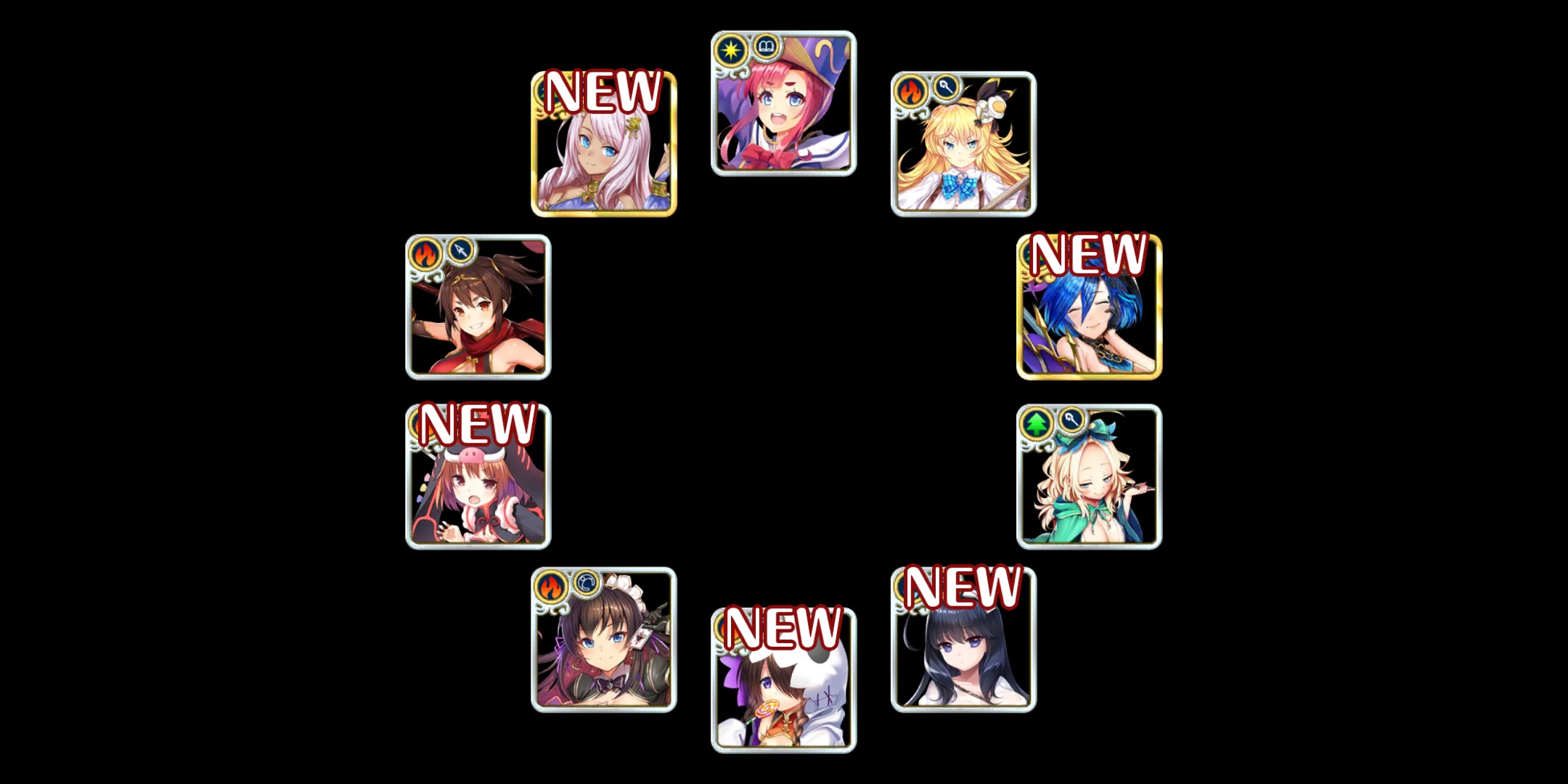 オトギフロンティアのガチャ結果画像