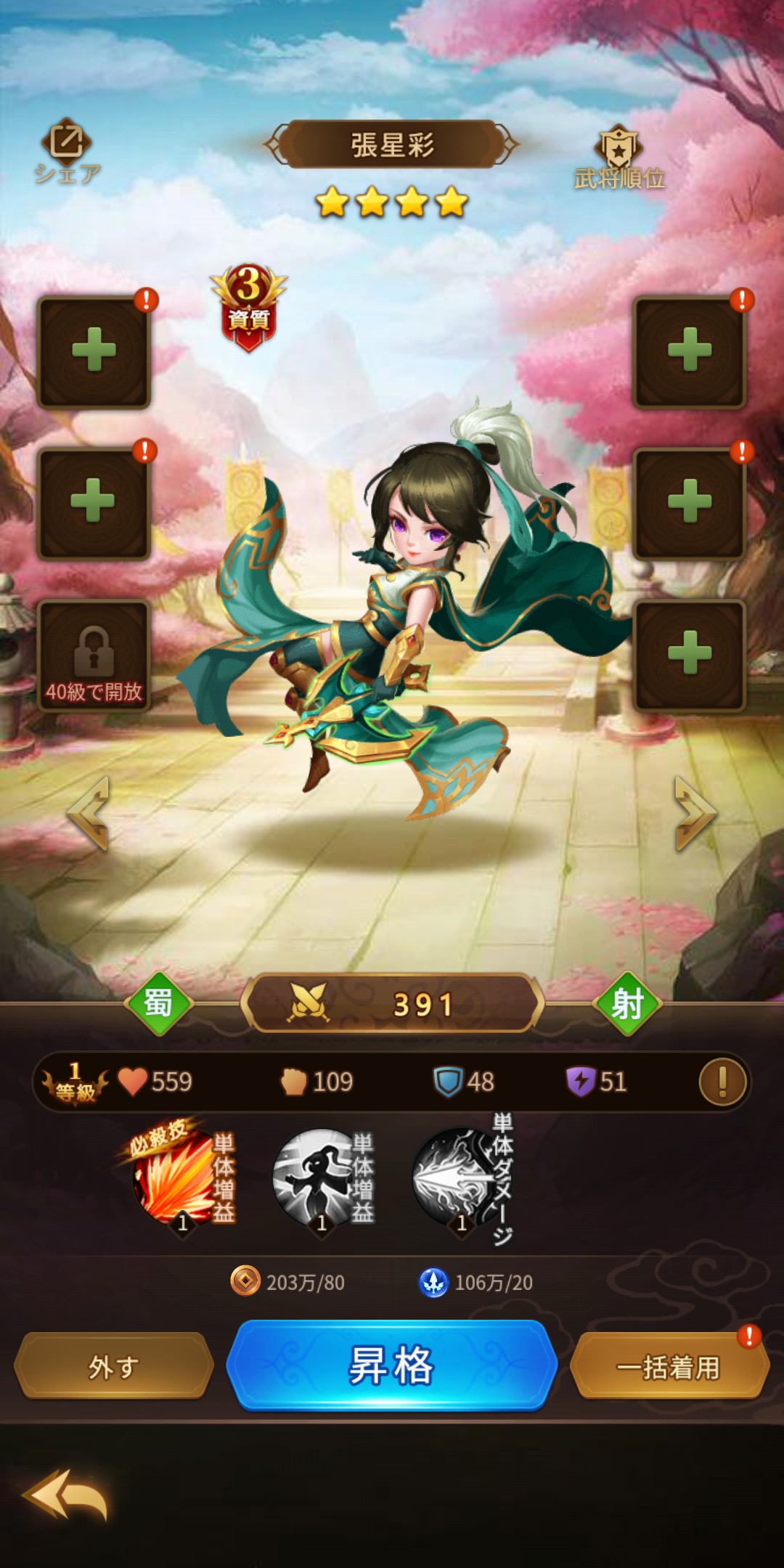 【乱闘三国志攻略】の☆4キャラ画像