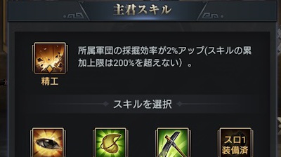 三国覇王戦記◆主人公のスキル
